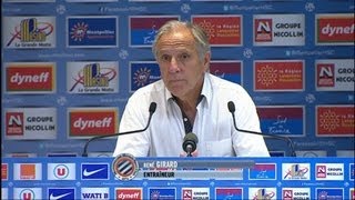 Conférence de presse Montpellier Hérault SC  AS SaintEtienne 11  201213 [upl. by Nohsal137]