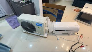 Butwal मा 42°C temperature पुगे पछि Midea 1 Ton Inverter Ac Install and Review  air conditioner [upl. by Nnairac]