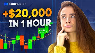 HOW I MADE 20000 IN 1 HOUR at Pocket Option  Binary Options [upl. by Neumark]