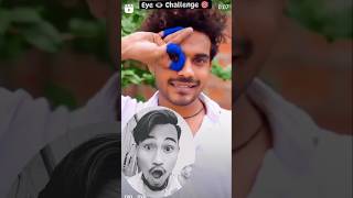 Eye 👁️ Challenge 🎯 Entertainment Rees  funny video  comedy reels shorts trending reels 2024 [upl. by Neelyk]