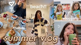 FIRST WEEK OF SUMMER VLOG 2023 🌺 beach day friends shopping hauls and more [upl. by Atinaj995]