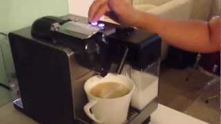 Delonghi Nespresso Lattissima Plus Video [upl. by Aneerb442]