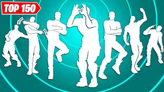 TOP 150 ICON SERIES DANCES amp EMOTES IN FORTNITE [upl. by Sima983]