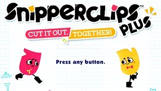 SNIPPERCLIPS amp SNIPPERCLIPS PLUS  FULL GAME COMPLETE WALKTHROUGH GAMEPLAY  SINGLE PLAYER  NO COMM [upl. by Heid535]