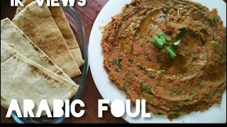 SPICY ARABIC FOUL🌶️ RECIPEEasy Breakfast recipeHow to make Arabic foul at home [upl. by Eirahs460]