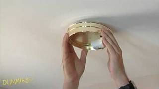 How to Replace Ceiling Light Fixtures For Dummies [upl. by Rauscher393]