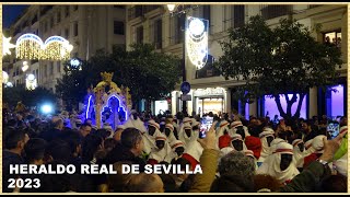 4K  HERALDO REAL DE SEVILLA 2023 AM VIRGEN DE LOS REYES [upl. by Moore]