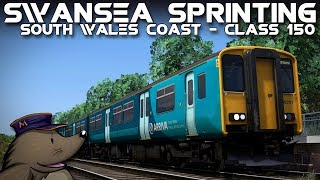 TS2018  Swansea Sprinting  South Wales Coastal  ATW Class 1502 [upl. by Bryant]