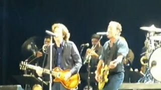 Bruce Springsteen Paul McCartney Cut Off on Tour 2012 Guitarist Calls Britain a Police State [upl. by Lucrece]