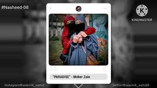 Paradise  Maher Zain Vocals Only  Sped Up [upl. by Tedra]