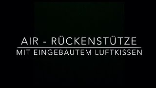 SITBACK Air  Rückenkissen fürs Auto mit integriertem Luftkissen [upl. by Arrim]