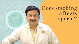 Does smoking affects sperm HINDI Dr kishore Nadkarni [upl. by Patricio]