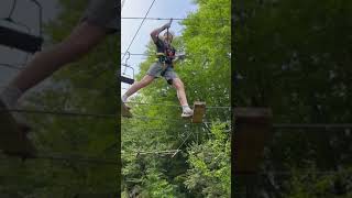 Treetop Adventure Course at Bromley Mountain July 2024 [upl. by Valerio]