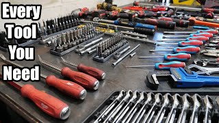 Every Single Tool You Need To Start Working On Cars Full List [upl. by Ahtanoj]