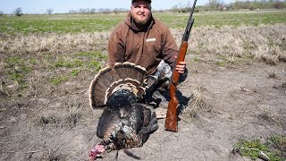 410 Public Land Turkey Hunt Kansas Double Bearded Giant [upl. by Tito16]