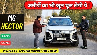 New MG Hector Facelift 2024  Ownership Review  MG Hector Pros And Cons [upl. by Yssis]