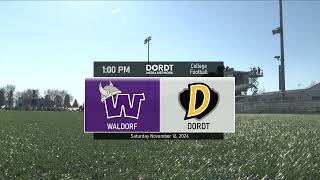 Dordt vs Waldorf Football Nov 16 2024 [upl. by Hannahoj]