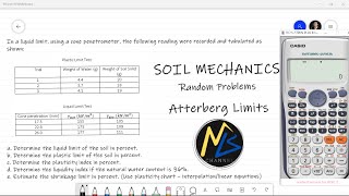 Problem Atterberg Limits [upl. by Dareg]