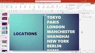 How to create scrolling text in PowerPoint [upl. by O'Connell]