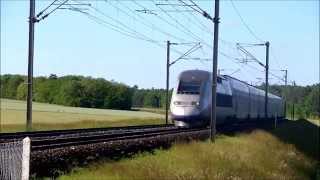 TGV Metz Marseille sur la ligne 15 Dijon Toul [upl. by Ennairda]