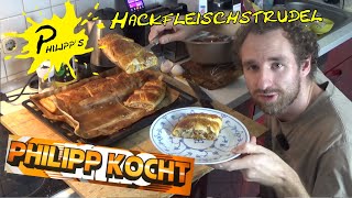 Hackfleisch Strudel ► PHILIPP KOCHT 051 [upl. by Nyltyak]