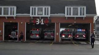 Chester Fire Ringing In The New Chief 2010 Returning [upl. by Camala]