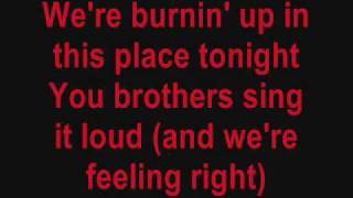 Burnin Up Jonas Brothers Lyrics Video [upl. by Atikal79]