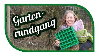 Garten im Januar 🎍 Gartenrundgang 🌞 Update LED Grow Light 🌱 Aussaat Tipps für Jungpflanzenanzucht [upl. by Clintock621]