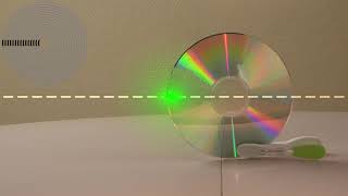 Using a CD as diffraction grating [upl. by Franchot152]