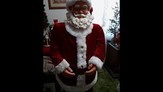 Gemmy  2004 Life Size 5ft Animated and Dancing Santa Full Review [upl. by Nauqal634]