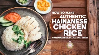 Easy Rice Cooker Hainanese Chicken Recipe [upl. by Marjy]