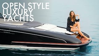 Top 5 Small Open Style Luxury Yachts by Riva Yachts  Price amp Features [upl. by Randall]