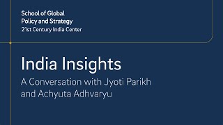 India Insights A Conversation with Jyoti Parikh and Achyuta Adhvaryu [upl. by Atiker737]