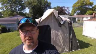 Review Kodiak Canvas Tent  First time unbox  set up  SIMPLE REVIEW [upl. by Tnarg148]