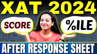 XAT Expected Score Vs Percentile after Response Sheet Out ✅ mba xat2024 [upl. by Fabrienne]