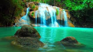 relaxing sleep music for babies with Waterfall sounds Nature Sounds [upl. by Ayouqat]