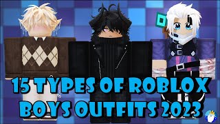 15 Types of Roblox Boys Outfit Ideas 2023 [upl. by Egag]