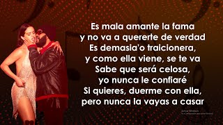 ROSALÍA The Weeknd  La Fama LetraLyrics [upl. by Eessac]