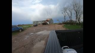 South Dakotas storm Derecho damage 05122022 Brookings SDbrookingsstormdamagefypdestroy [upl. by Notlem]