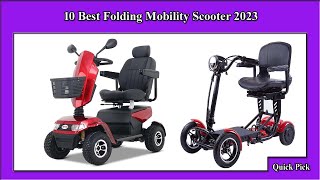 ✅ The ULTIMATE Folding Mobility Scooters of 2023  Which ONE Will You Choose [upl. by Elletnahc506]