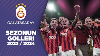 Galatasarayın 202324 Sezonu Tüm Golleri  Trendyol Süper Lig [upl. by Akinat108]