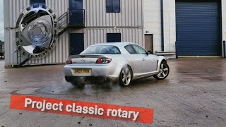 Mazda RX8 drifting donuts burnouts and racing Rotary project hard testing [upl. by Lindeberg304]