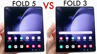 Samsung Galaxy Fold 5 Vs Samsung Galaxy Fold 3 Comparison Review [upl. by Naashom]