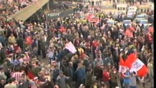 Anglia News Report  NCFC Fans at Wembley  NORWICH MILK CUP WINNERS 1985 [upl. by Ahsikahs]