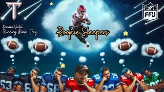 Aaron’s Rookie Sleeper is Troy RB Kimani Vidal [upl. by Lyrrehs]