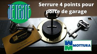 Je teste une serrure pour porte de garage MOTTURA 4 points 👍 Bien mais peut encore mieux faire 🤔 [upl. by Ranice658]