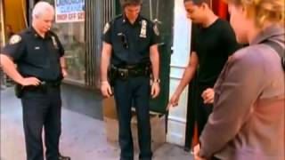 David Blaine Puts Card In Police Officers Shoe [upl. by Apicella]