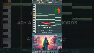 Afrobeat chord progressions every producer must know flstudio chords youtubeshorts shorts [upl. by Powe]