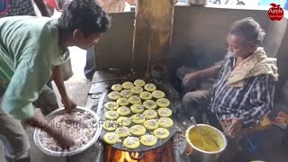 Pesarattu  Moong Dhal dosa  Subbarao special pesarattu  kakinada street food [upl. by Veronica]