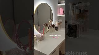 Vanity Room Clean amp Reset 🎀🪞🌸✨ [upl. by Konyn578]